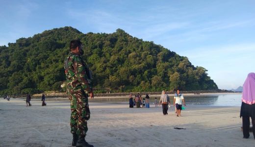 Pantau Tempat Wisata, Kodim Loteng Terjunkan Personel - GenPI.co NTB