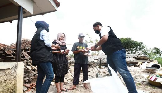 Gerak Cepat, BRI Kirim Bantuan kepada Korban Gempa Cianjur - GenPI.co NTB