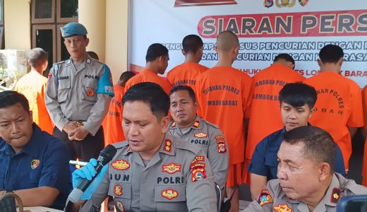 Sebulan, 12 Pelaku Kejahatan di Lombok Barat Ditangkap - GenPI.co NTB