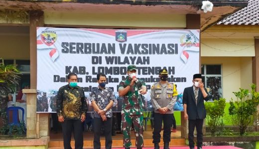 Dukung MotoGP, Kodim Lombok Tengah Gencarkan Vaksinasi - GenPI.co NTB