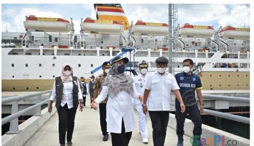 Wagub NTB Lihat Penginapan Terapung KM Kelud - GenPI.co NTB