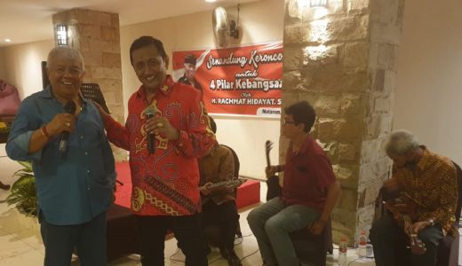 Lewat Kesenian, Rachmat Hidayat Sosialisasi 4 Pilar - GenPI.co NTB