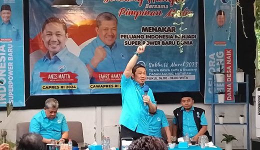 Anis Matta Partai Gelora: Uang Bukan Faktor Utama Kemenangan - GenPI.co NTB