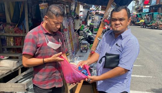 Polres Meranti Imbau Pedagang Tidak Jual Senapan Plastik Mainan - GenPI.co RIAU