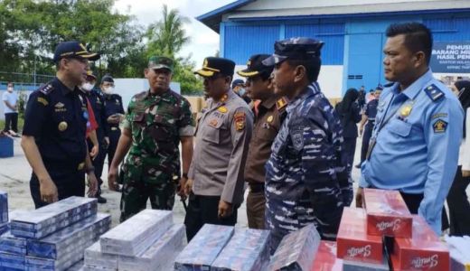 Bea Cukai Dumai Musnahkan 6,8 Juta Batang Rokok Ilegal - GenPI.co RIAU