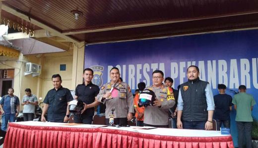 Tindak Kriminal, Belasan Anggota Geng Motor di Pekanbaru Dibekuk - GenPI.co RIAU