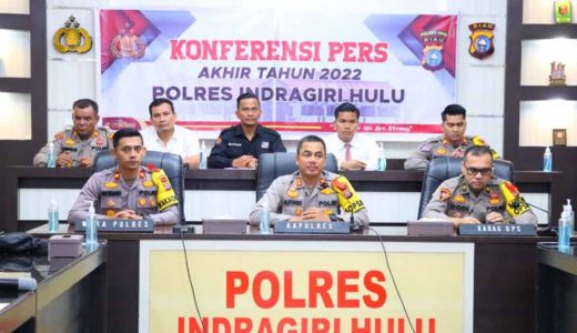 Polres Indragiri Hulu Tuntaskan 429 Kasus Sepanjang 2022 - GenPI.co RIAU