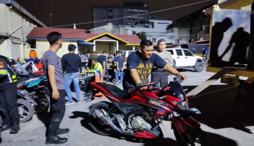 Malam Perayaan Imlek, Polresta Pekanbaru Amankan 37 Motor - GenPI.co RIAU