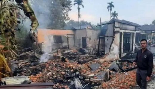 Kebakaran di Bangkinang Kota Kabupaten Kampar, Honda Juno Ikut Ludes - GenPI.co RIAU