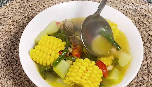 Resep Kreasi Sayur Asem Bumbu Kuning, Rasanya Maknyus - GenPI.co SULSEL
