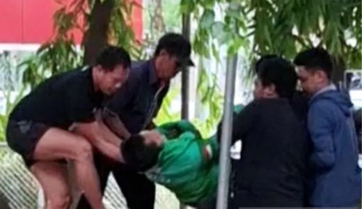 Ojol Nyaris Bunuh Diri di Balai Kota Makassar, Satpol PP Bergerak Cepat - GenPI.co SULSEL
