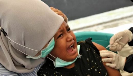 24.411 Anak di Kendari Belum Divaksin Dosis 1, Sabar! - GenPI.co SULTRA