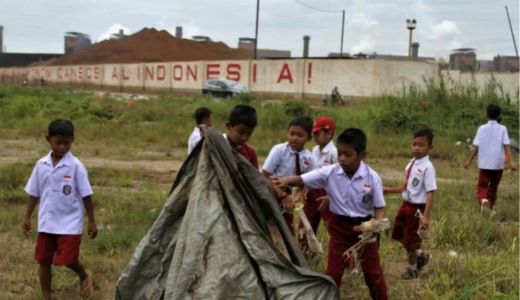 Ribuan Anak PAUD Konawe Ramai-ramai Pungut Sampah, Keren Banget! - GenPI.co SULTRA