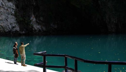 Wisata Danau Biru Kolaka, Surga yang Hilang di Bumi - GenPI.co SULTRA