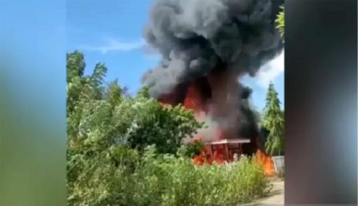 SPBU di Bombana Sultra Terbakar Hebat, Kerugian Ratusan Juta - GenPI.co SULTRA