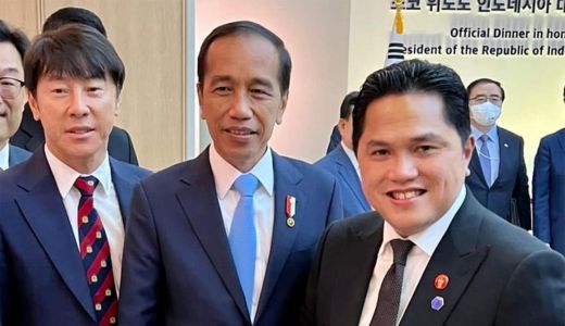 Shin Tae yong bertemu Presiden Jokowi di Korea Selatan, Ada Apa? - GenPI.co SULTRA