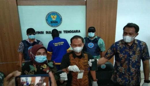 Pengedar Sabu Kendari Jaringan Lapas Ditangkap BNN, Mantap - GenPI.co SULTRA