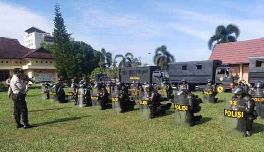 Antisipasi Demo di Palembang, 60 Anggota Polres Prabumulih Siaga - GenPI.co SUMSEL