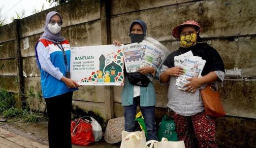 Para Loper Koran di Palembang dapat Paket Sembako, Alhamdulillah - GenPI.co SUMSEL