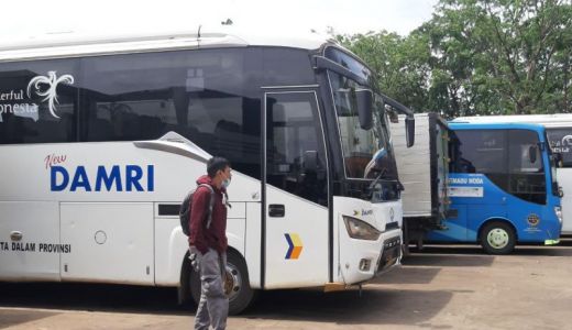 Layani Arus Balik, Puluhan Bus Damri Disiagakan dari Palembang - GenPI.co SUMSEL