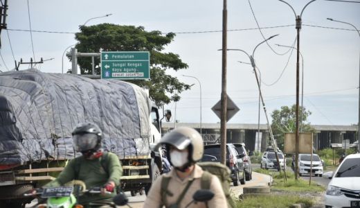 H+5 Lebaran, Pemudik Bermotor Ramaikan Arus Balik ke Palembang - GenPI.co SUMSEL