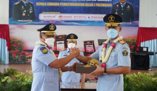 Lapas Merah Mata Palembang Resmi Dipimpin Yulius Syahruzah - GenPI.co SUMSEL