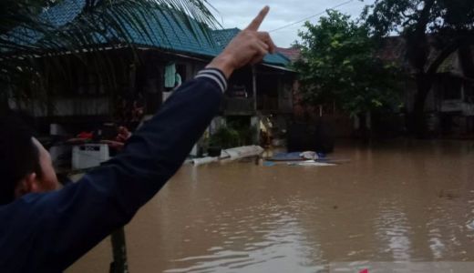 Banjir Hingga 2 Meter Terjang Ratusan Rumah di Muara Enim - GenPI.co SUMSEL