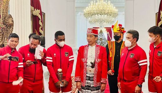 Bertemu Timnas U-16, Presiden Jokowi Ucapkan Janji Ini - GenPI.co SUMSEL