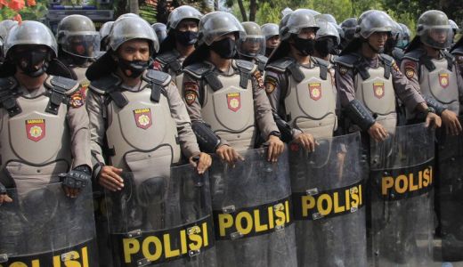 Ratusan Polisi Bersiaga Amankan Kota Palembang, Ada Apa Nih? - GenPI.co SUMSEL