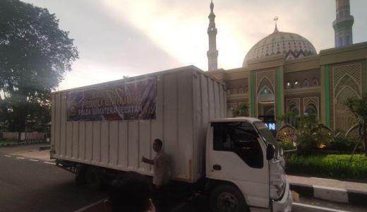 Bantu Korban Gempa di Cianjur, Polda Sumsel Kirim Bantuan Logistik - GenPI.co SUMSEL