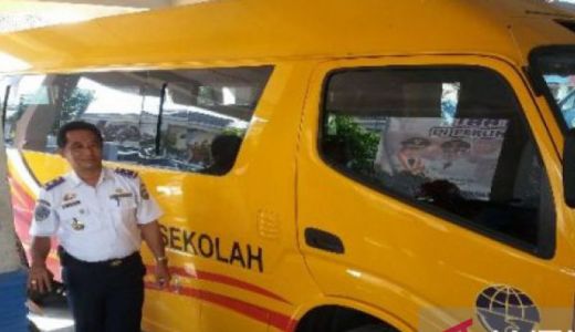 5 Bus Sekolah Gratis Siap Layani Pelajar di Kota Baturaja - GenPI.co SUMSEL