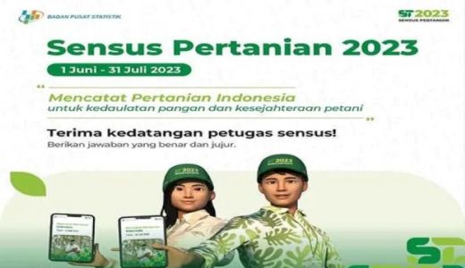 BPS Catat Sensus Pertanian 2023 di Sumsel Capai 76 Persen - GenPI.co SUMSEL