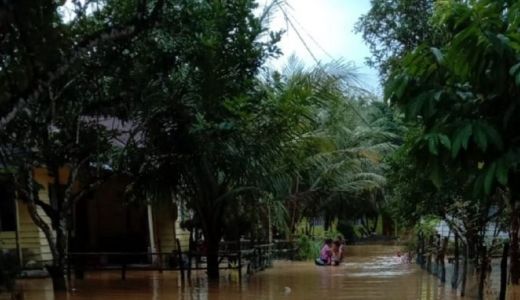 Empat Desa di Langkat Diterjang Banjir, Ratusan Rumah Terendam - GenPI.co SUMUT