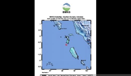 Gempa Magnitudo 5,3 Kembali Guncang Nias Selatan - GenPI.co SUMUT