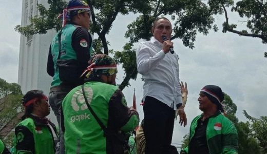 Ojol Demo, Edy Rahmayadi Bilang Bubar Orang Tak Makan Nanti - GenPI.co SUMUT
