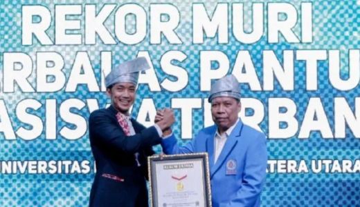 1 Ribu Mahasiswa UMSU Pecahkan Rekor MURI - GenPI.co SUMUT