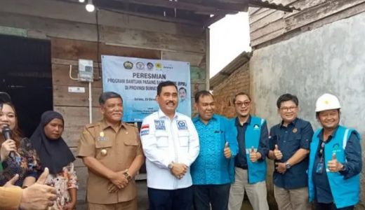 5.600 Warga Sumut Terima Sambungan Listrik Gratis - GenPI.co SUMUT