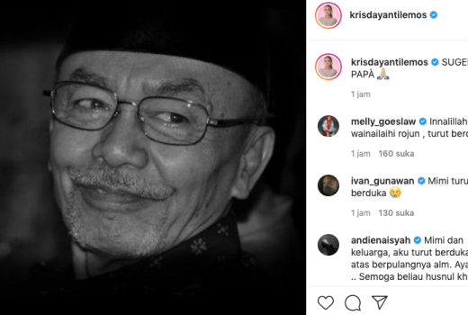 Inalillahi, Ayah Krisdayanti dan Yuni Shara Meninggal Dunia - GenPI.co