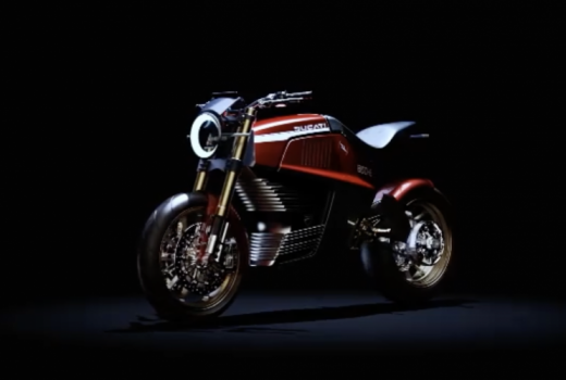 Tampilan Desain Motor Listrik Ducati 860-E Concept Gahar Banget - GenPI.co