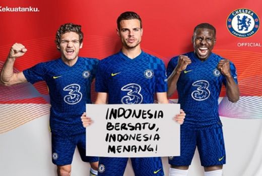 Ciamik, Logo Tri Indonesia Ada di Jersey Chelsea FC - GenPI.co