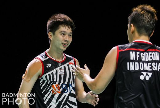 Diwarnai Atap Bocor, Kevin/Marcus Kalahkan Prancis di All England - GenPI.co