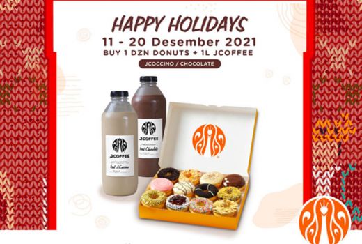Promo JCO 1 Lusin Donat & Minuman 1 Liter Murah Banget, Serbu! - GenPI.co
