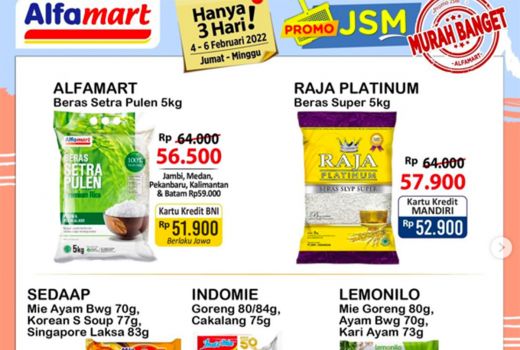 Promo Alfamart Cuma 3 Hari, Buruan Serbu Beras Murah! - GenPI.co