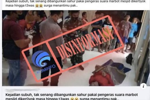 Marbut Tewas Dikeroyok Karena Bangunkan Sahur Pakai Toa, Hoaks - GenPI.co