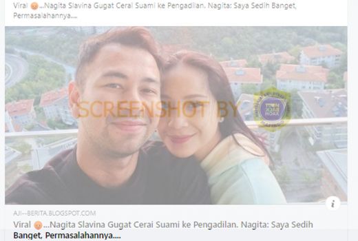 Nagita Slavina Gugat Cerai Raffi Ahmad, Parah Banget Hoaksnya - GenPI.co