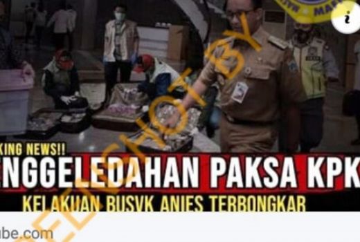 KPK Geledah Anies Baswedan soal Dana Formula E, Hoaks - GenPI.co
