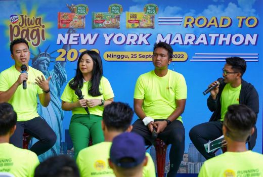 Dukung Pelari Indonesia, Mie Jiwa Pagi Suplai Asupan Karbo di New York Marathon - GenPI.co