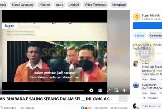 Ferdy Sambo dan Bharada E Saling Serang di Sel, Hoaks Yes! - GenPI.co
