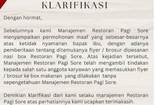 Viral Brosur Anies Baswedan di Kotak Nasi Padang Restoran Pagi Sore - GenPI.co