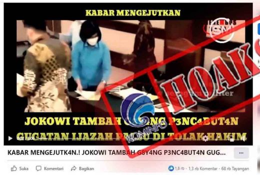 Hakim Tolak Cabut Gugatan Ijazah Palsu, Jokowi Goyang, Hoaks! - GenPI.co
